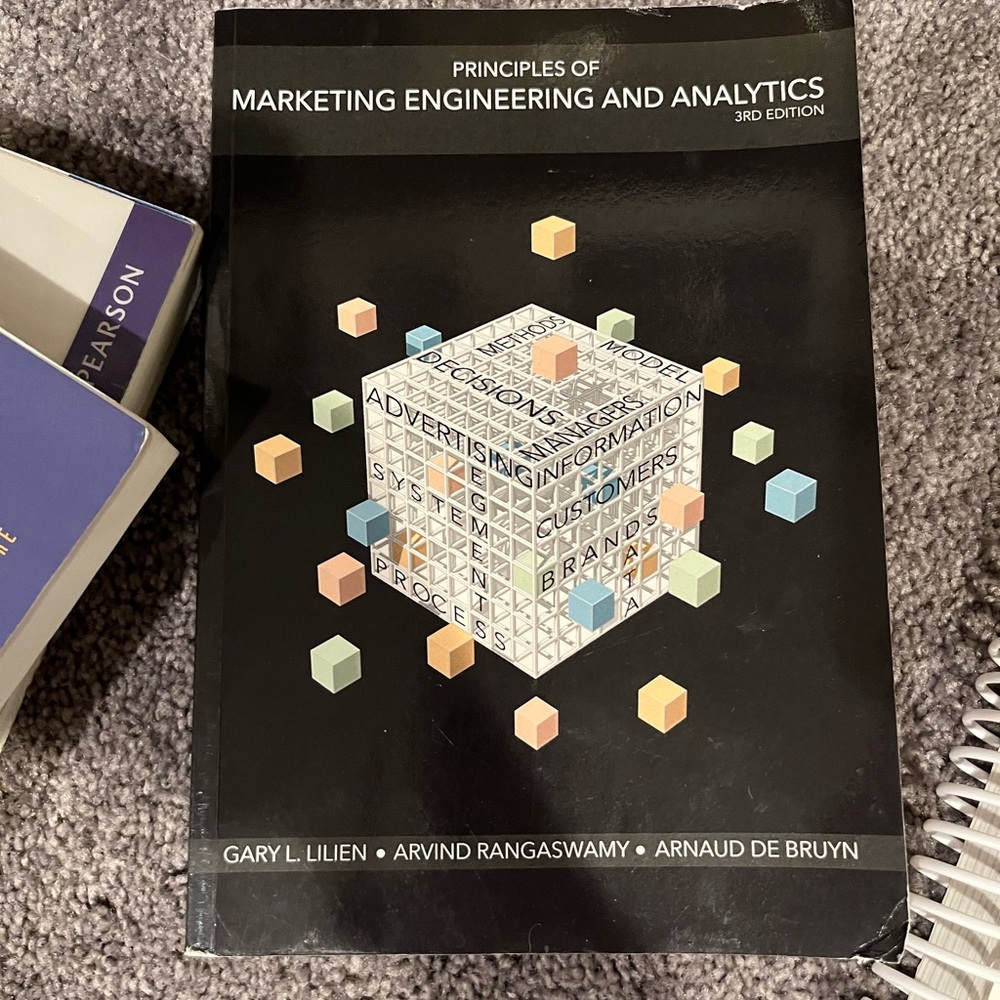 Principles of Marketing Engineering and Analytics 3rd edition